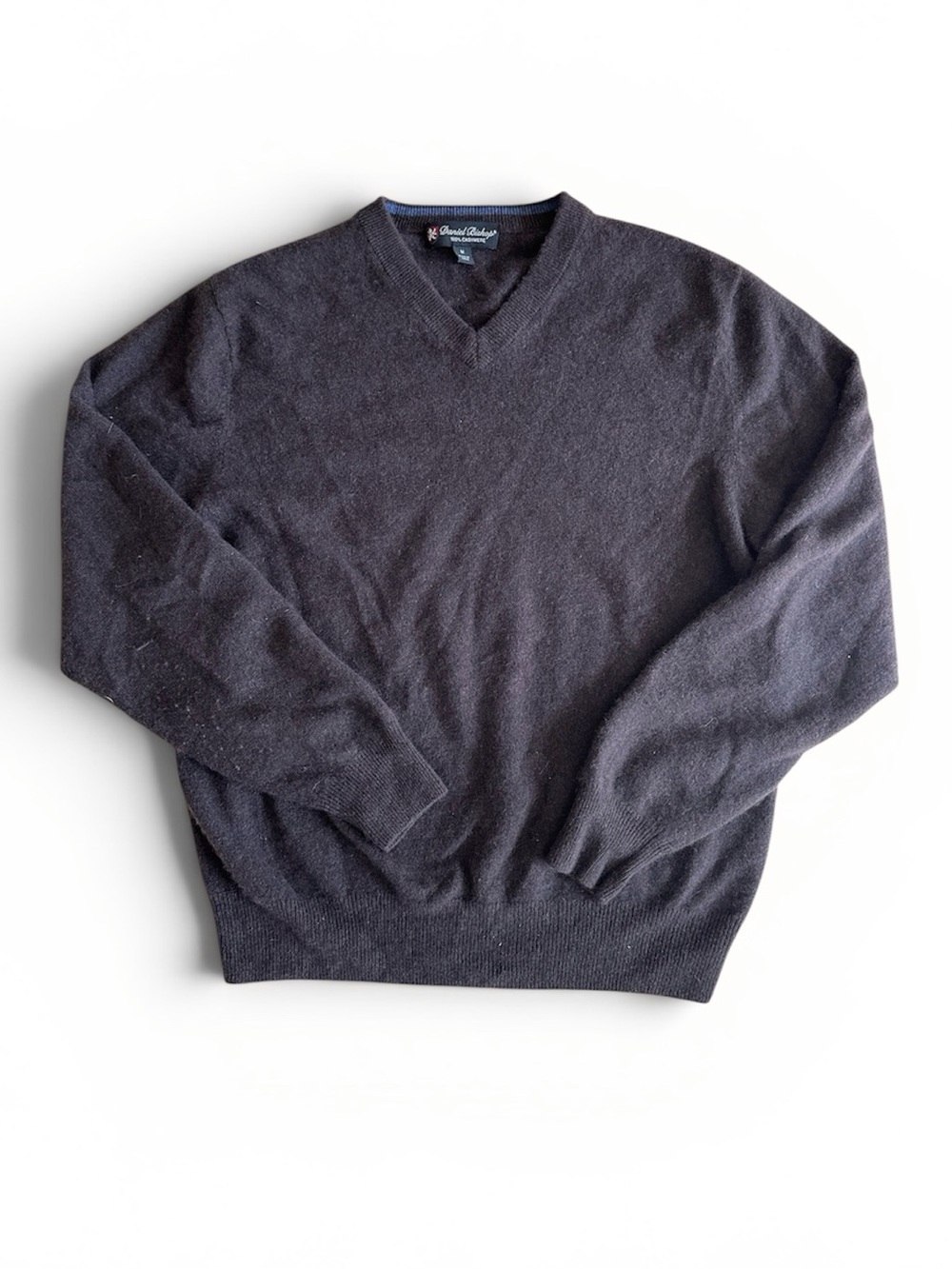 Cashmere V-Neck Sweater Pullover Daniel Bishop